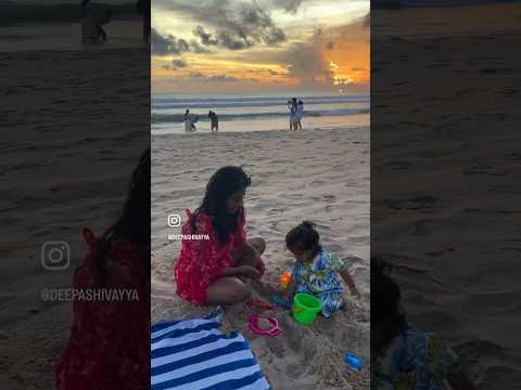 Beautiful moments captured forever❤️#momdaughter #southgoa #beach #motherhood #minivlog #kannadvlog