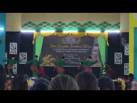 Tarian Rampaian Tradisional Melayu - Persembahan Dari SMK Kapit -  Naib Juara