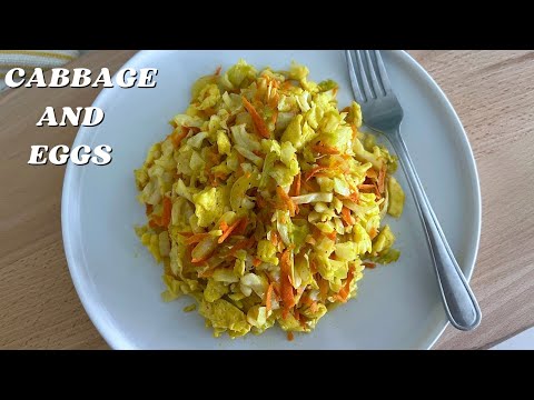 One of the Best KETO Recipes | Quick and Easy Cabbage and Eggs