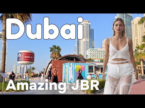 Dubai 🇦🇪 Amazing Jumeirah Beach Residence [4K] Walking Tour 2024