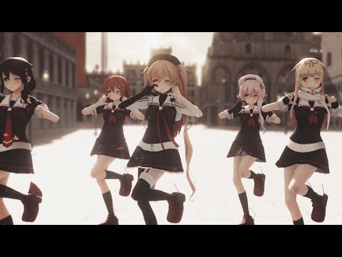 MMD艦これ】五等分の気持ち (白露型)