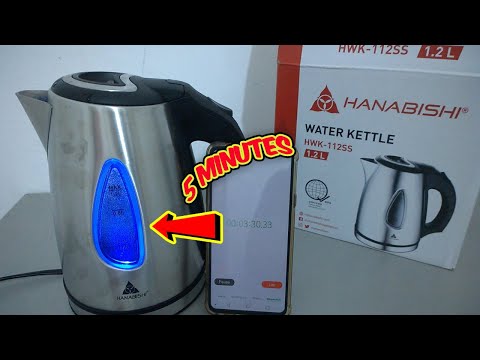 Hanabishi water kettle HWK 112SS Review #hanabishi