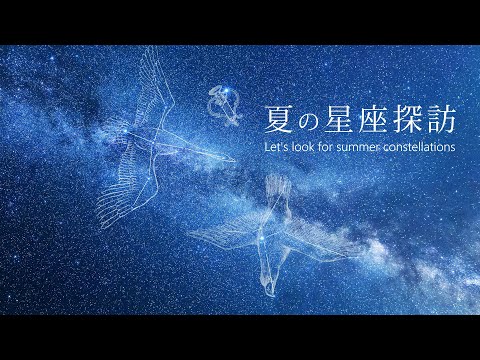 癒しの星空風景【夏の星座探訪】 タイムラプスで綴る夏の星座 Time Lapse Summer constellation 2022 4K