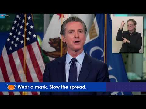 Gov. Gavin Newsom provides an update on the state's COVID-19 response