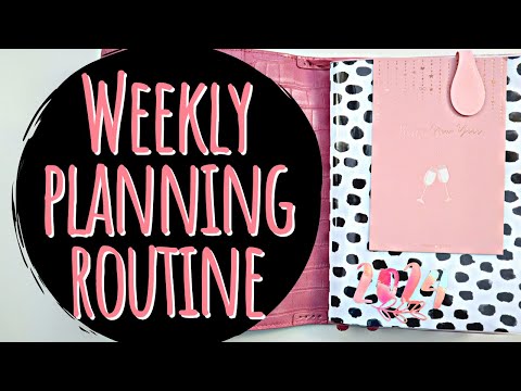 Prepping My Planner for the Week Ahead | Planning Routines