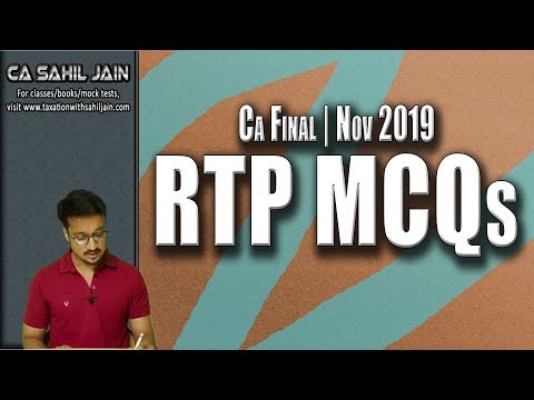 RTP MCQs Detailed Analysis | Direct Tax | CA Sahil Jain