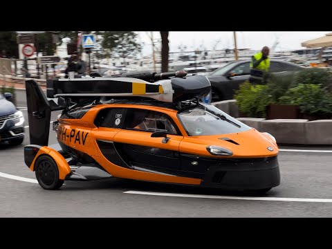 PAL-V Liberty the Flying Car driving in Monaco!! 😱 500.000€