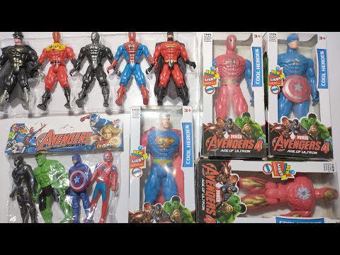 Marvel Spider-Man series unbox, popular Spider-Man action dolls, Marvel Hero Unboxing , Hulk Team VS