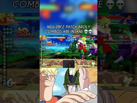 NEW DBFZ PATCH Z Broly combos are SICK #shorts #dbfz