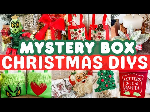 🎄PREPARE yourself for some FUN CHRISTMAS DIYS from the CRAZIEST MYSTERY BOX CHALLENGE yet!