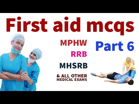 First aid mcq questions and answers Part 6 RRB