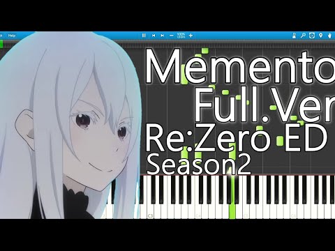 Re:Zero Season2 ED「Memento」Full nonoc