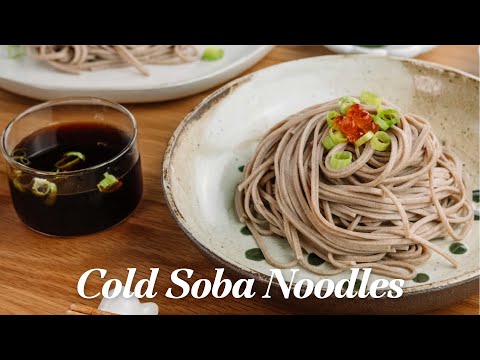 Zaru Soba | Cold Summer Noodles | COLD SOBA NOODLES -ざるそば | Japanese dipping noodles