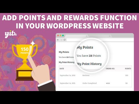 Add Points and Rewards function in your wordpress website | YITH WooCommerce Points and Rewards