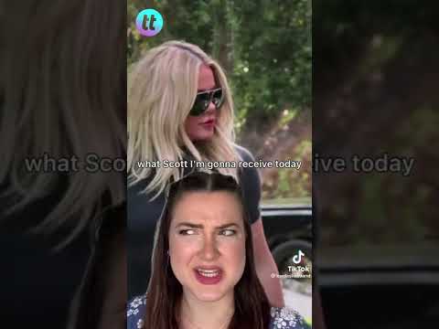 Kourtney reacts to Scott being so flirty with Khloe Kardashian #shorts