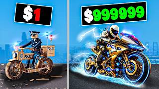 $1 to $1,000,000 Police Bike in GTA 5