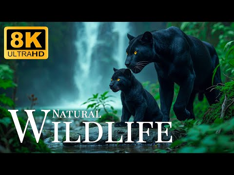 Natural Wildlife 8K ULTRA HD🐾Relaxing Scenery Film With Gentle Music