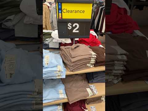 😱$1 & $2 WALMART WOMEN’S CLEARANCE CLOTHES‼️ WALMART CLEARANCE‼️ #shorts