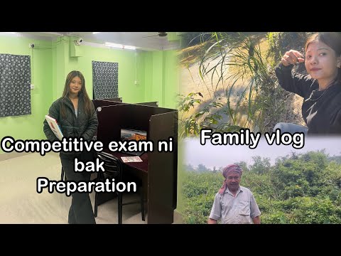 All Competitive exam preparation  ni bak Library // Nrau fo phaiye pore mai ow //Village vlog.family