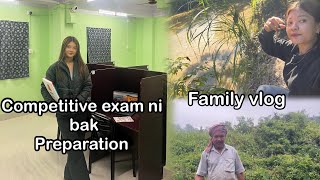 All Competitive exam preparation  ni bak Library // Nrau fo phaiye pore mai ow //Village vlog.family