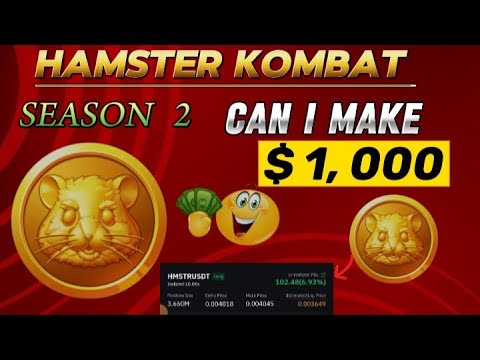 HAMSTER KOMBAT SEASON 2 - How Much Can You  EARN Before and After Launch of  Hamster Kombat Airdrop.