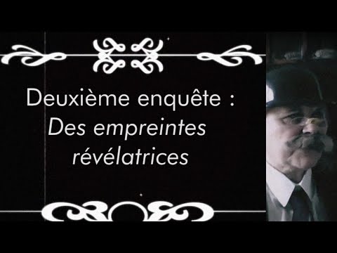 Les enquêtes de Sherlock Holmes - Épisode 2 - Des empreintes révélatrices (audio description)