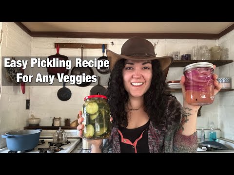 How to Pickle Veggies with One Simple Brine | Versatile Recipe for Cucumbers, Onions & Jalapeños