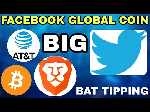 AT&T Accepts Crypto | Binance Margin Trading | Facebook Global Coin | BAT Tipping On Twiiter |