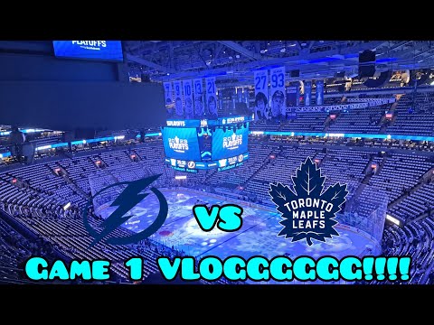 Leafs Vs Lightning GAME 1 VLOGGG!!!!! April 18th 2023