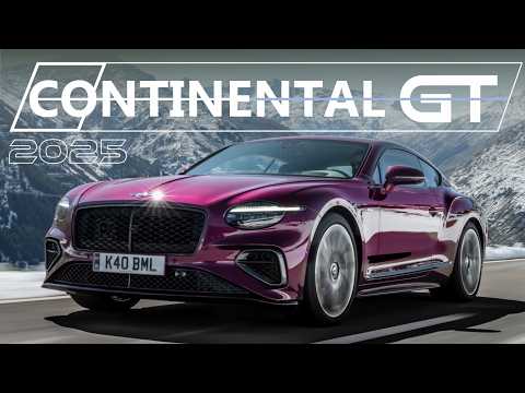 2025 Bentley Continental GTC Speed in Jet Stream & GT in Magenta