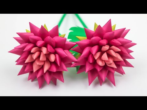 Easy Paper Flowers 🌸 3D Origami DIY - Paper flowers