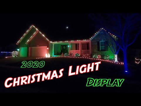 Putting Up Christmas Lights // My Christmas Light Display 2020