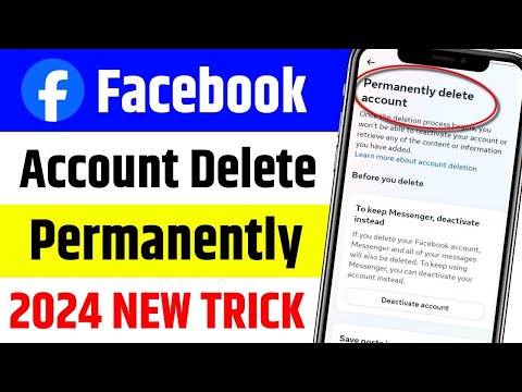 Facebook Account Delete kaise kare | how to delete facebook account permanently | fb id delete 2024