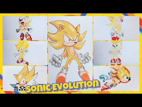 Drawing Super Sonic Evolution in Games