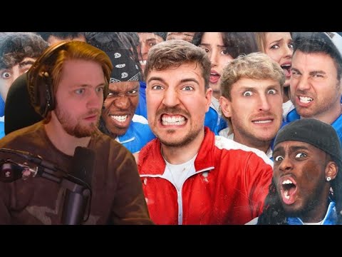 50 YouTubers Fight For $1,000,000 | Soda Reacts to MrBeast