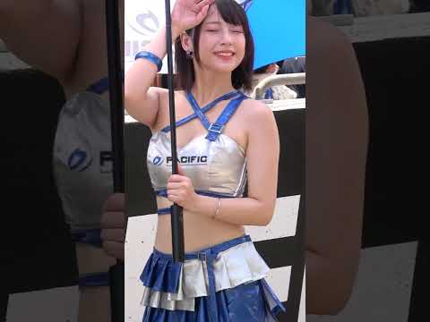 2024 SUPER GT Rd.4 FUJI #09 叶園ちさ 水城かおり 秦野真由美 藤白玲華 桜田愛音 中山亜美 PacificFairies 決勝日ピットウォーク レースクイーン 4K