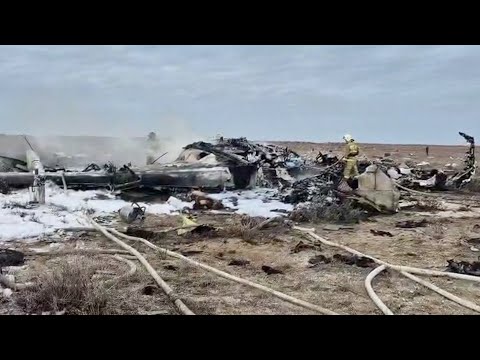 Azerbaijani aircraft crashes in Kazakhstan