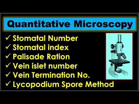 Quantitative Microscopy and Leaf Constants || Lycopodium spore method