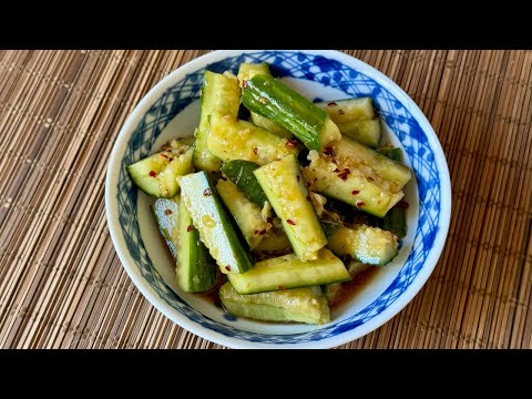 Smacked Cucumber Salad - Yuko's Kitchen - Japanese Cooking 101