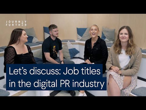 Titles, responsibilities and progression in the digital PR industry