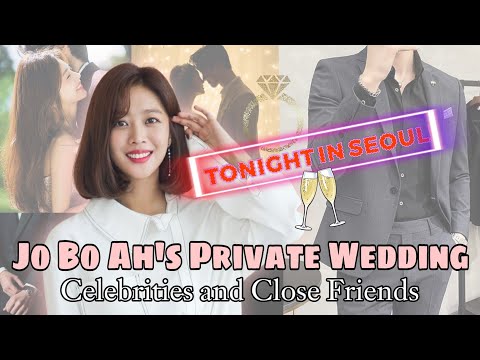 Jo Bo Ah Holds Intimate Wedding with Non-Celebrity Fiance Tonight in Seoul!