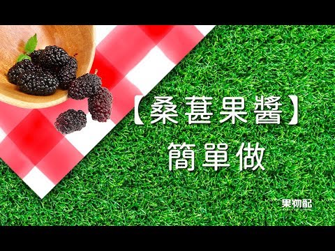 【夏日好口味】 桑葚果醬 簡單做🌤️