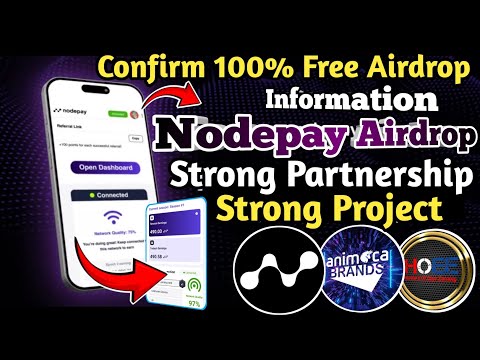 🔥 Confirm 100% Free Airdrop/Nodepay Airdrop Mining/DePin Ecosystem Project/Animoca Brands Funding