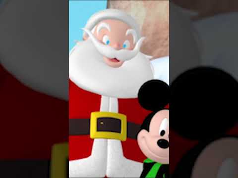 Mickey Mouse meets Santa Claus! 🎅#MickeyMouseClubhouse #DisneyJr.