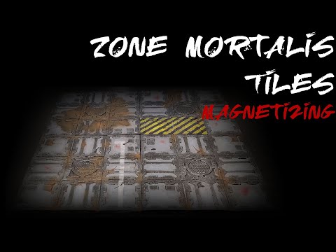 Necromunda Terrain Tutorial - Zone Mortalis Tiles - Magnetizing