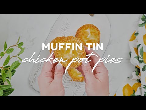 Muffin Tin Chicken Pot Pies (mini individual pot pies!)