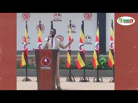 Robert Kyagulanyi Addressing The Press today At Kavule #robertkyagulanyi #nup