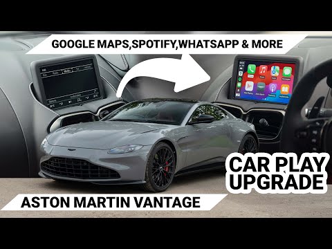 Apple CarPlay Upgrade for Aston Martin Vantage | Google Maps, Spotify, Waze & More