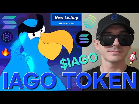 $IAGO - IAGO TOKEN CRYPTO COIN HOW TO BUY MEMECOIN MEXC GLOBAL ALADDIN SOLANA RAYDIUM SOL BLOCKCHAIN