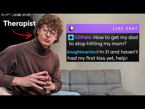 I Became a Therapist for My Viewers (Horrible Idea)